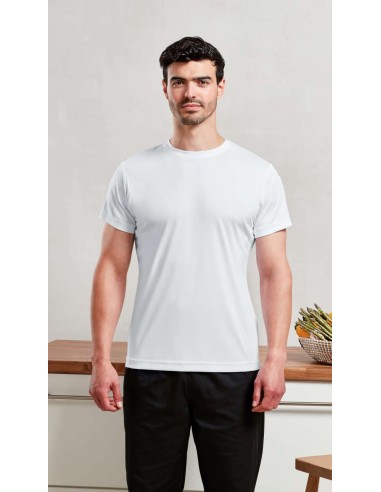 PRE-PR649-Coolchecker® Chefs T-Shirt (Mesh Back)
